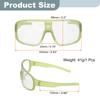 Sports Sunglasses for for Green [uxcell] Men, Polarized, Cycling, Hiking, Driving, Fishing, Running, Frame, Clear/Green