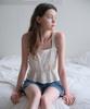 Hane Grid Sleeveless Knit_Milk Foam