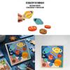 Wooden Baby Early Education Pasting Book With Planet Themes For Toddler Learning Toys