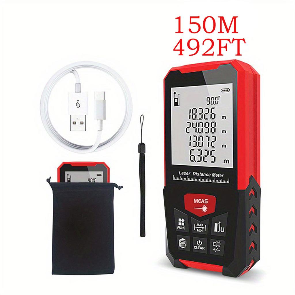 Professional Digital Rangefinder, Laser Tape Measure, Laser Rangefinder, Rangefinder, Testing Tool, 50m, 100m, 120m, 150m, 200m