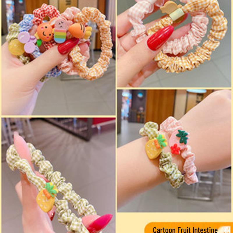 Korean Kids' Hair Ties: Cute, Elastic, Hair-Friendly Scrunchies for Girls and Babies