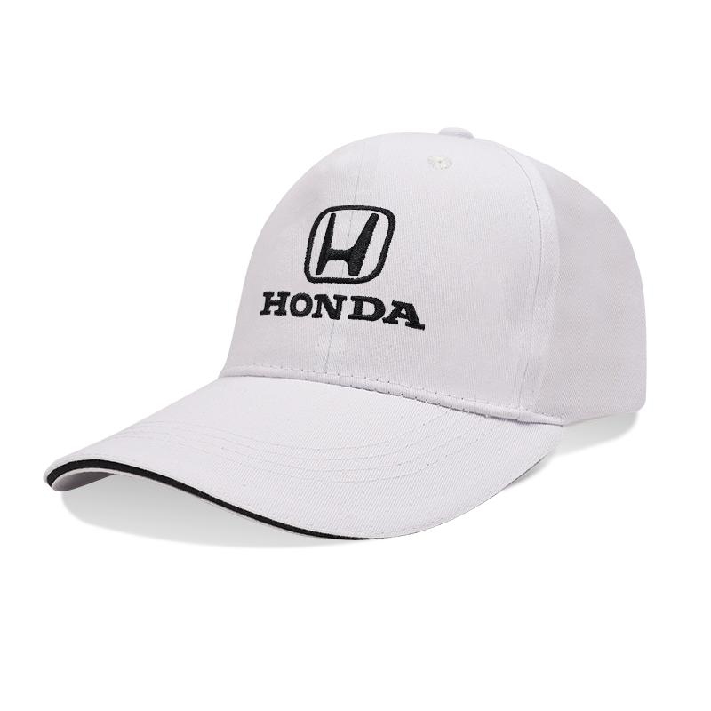 Car Logo Embroidery Baseball Cap Adjustable Casual Sunscreen Hats Sports Caps For Honda Civic Fit Jazz Accord Pilot CRV Odyssey