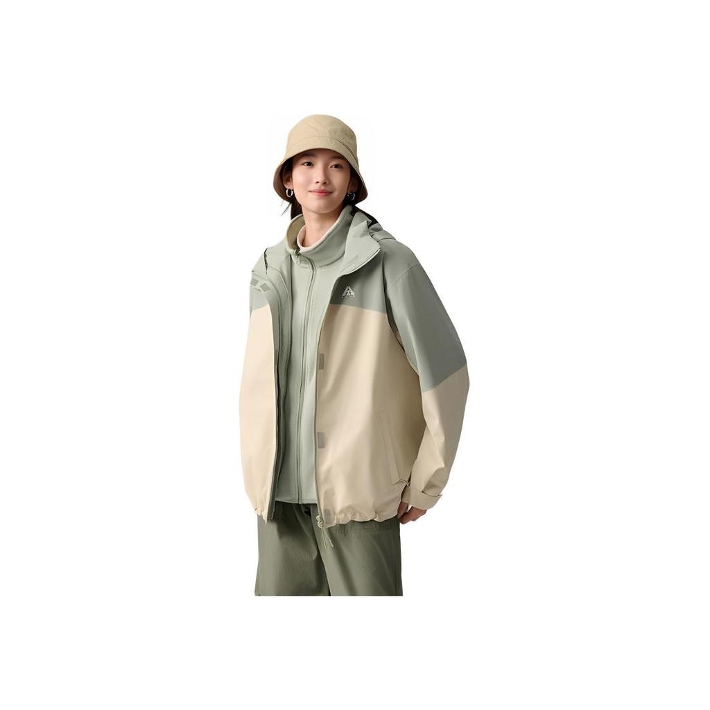 Anta Outdoor Series Sports Casual Simple Color Block Hooded Zipper Loose Comfortable Versatile Windproof Warm Jacket Women Jacket 962546607-1