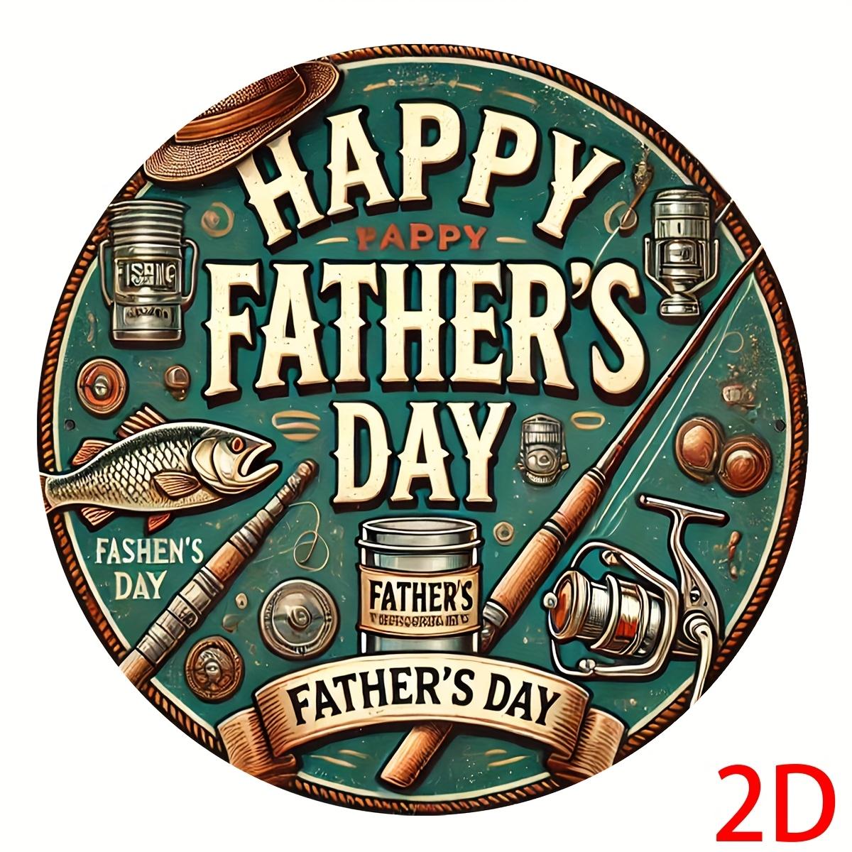 

2d flat 20*20cm Wooden Sign for Father S Day, Perfect As a Gift, Featuring a Happy Father S Day . , for Home, Kitchen, Garden, Bedroom, Bar Decor. 20*20cm