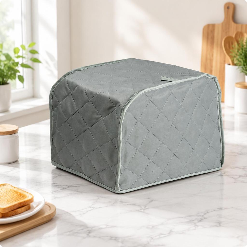 Kitchen Appliance Dust Protector Zippered Polyester Breakfast Cover Padded for