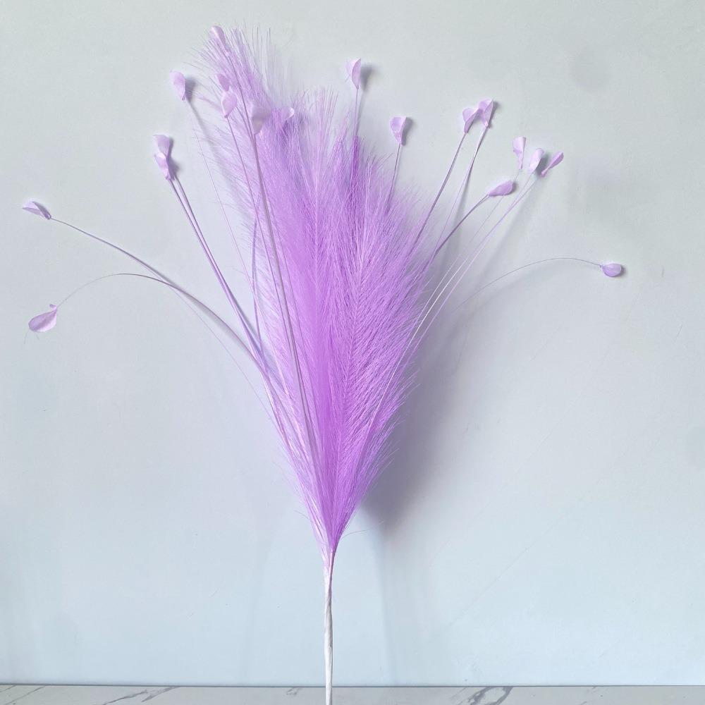 New Solid Color Colorful Peacock Grass Floral Decor Wedding Decorations Simulated Reed Grass Artificial Bouquet Office