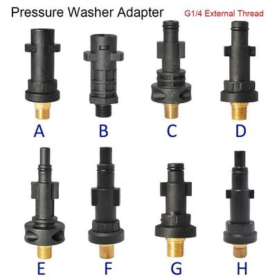 Accesorio para adaptador de rosca externa Karcher, boquilla de soplete de pulverización para hidrolavadora, conector rápido