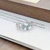 Enamel Dripping Oil Butterfly Series Zir*****Pen Ring Niche Design Light Luxury High Sense Personality Ring Woman