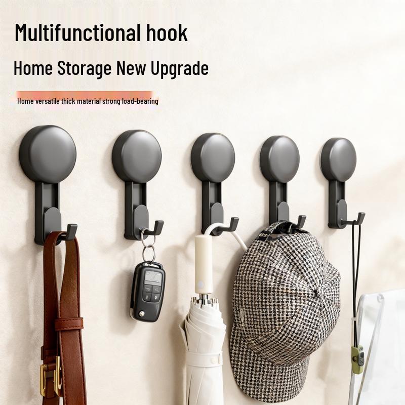 Punch-Free Suction Cup Wall Hooks