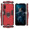 Wstrząsoodporne Etui Ring Armor z Magnetycznym Stojakiem dla Huawei P Smart Pro 2019 Uchwyt Samochodowy Pokrowiec Ochronny dla Huawei P Smart Pro 2019 Etui