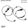 Pair For 2008-2015 Scion xB Wagon 2.4L L4 ABS Wheel Speed Sensor Rear Left&Right