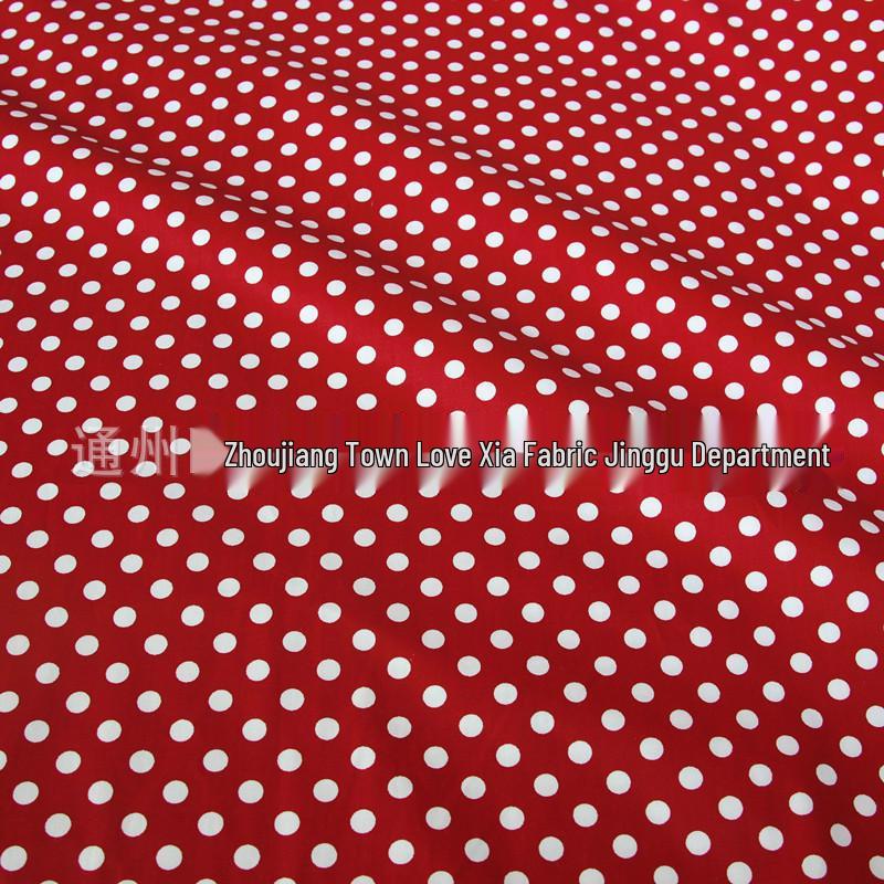 Polka Dot Twill Cartoon Cotton Bedding Fabric