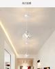 New American Exquisite Corridor Aisle Ceiling Lamp American Clothing Store Cashier Entrance Single Head Crystal Chandelier