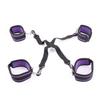 Plush  Toys Soft Women's Bed Tied up Straps Neoprene Padded Gym Set Purple
