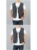 Men's Quick-Drying Multi-Pocket Vest for Outdoor, Plus Size, V-Neck, Perfect for Spring, Autumn, and Fishing
