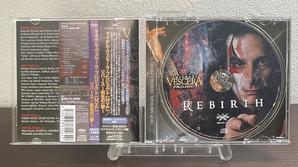 [USED] Rebirth / Mike Vescera Project Bonus CD included