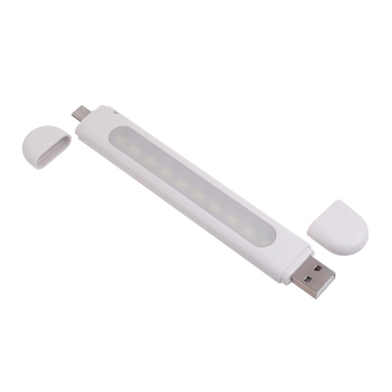 Small USB LED Light with Micro USB or Type C Compatibility Power 2W with 10 Led Beads