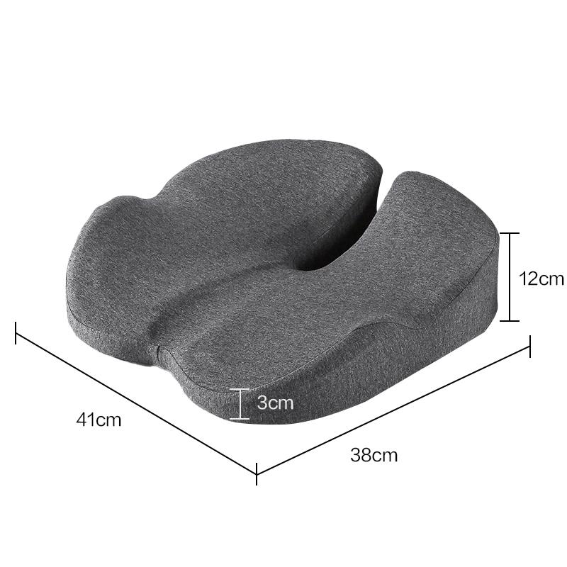 

Memory Foam Seat Cushion,Sitting for a Long Time Is Not Tired Chair Cushion, for Tailbone Pain Relief Comfort Chair Car Seat темно-серого