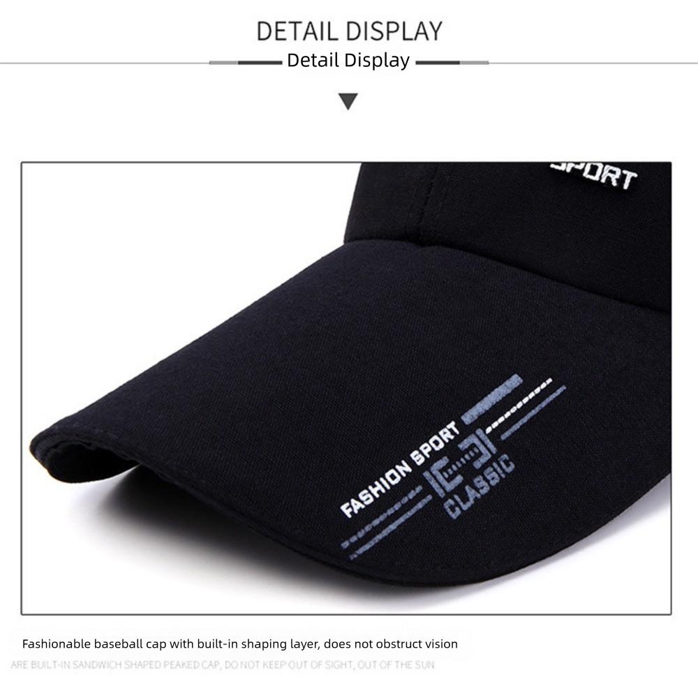 Casual Visor Adjustable Sunshade Hat Fashion Baseball Cap Outdoor
