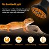 BNOSDM Reptile 75W Ceramic Heat Emitter,4 Pack Reptile Heat Lamp Bulbs,Non Light Emitting,Brooder Coop Heater Lamp Bulb for Amphibian Reptile Lizard