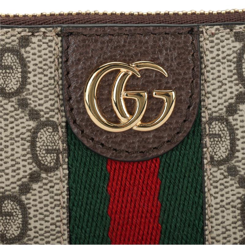 Gucci Portachiavi Ophidia GG Supreme Portafogli Unisex Marrone 671722-96IWG-8745