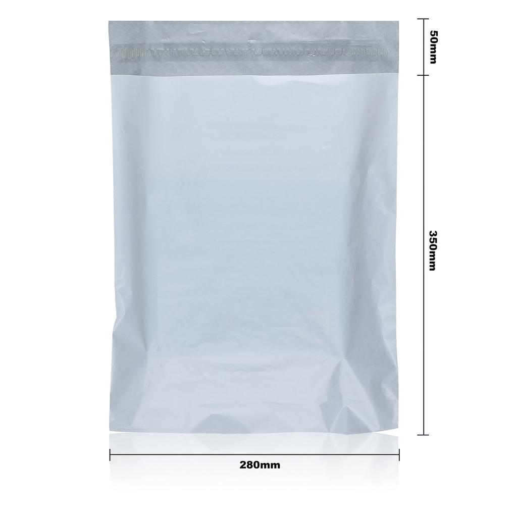 Maiwey B4 Größe Plastik Lieferung 28cm Breit x 35cm Tief 5cm Stark Groß Kompatibel mit DM Klick Lieferbeuteln mit Praktischen Versandbeuteln 100 Stück