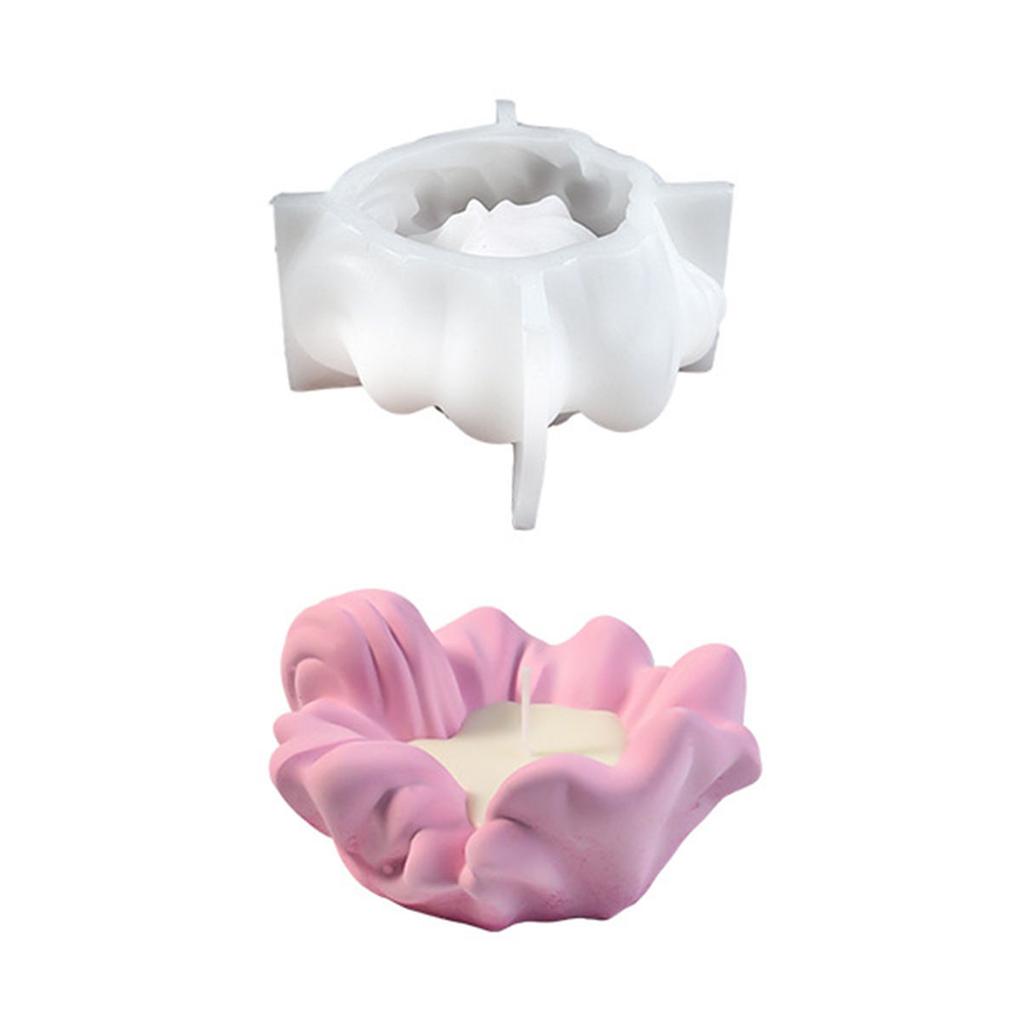Practical Sturdy Silicone Craft Molds Home Accessory for Spindrift Candle Holders Easy Release Daily Decoration
