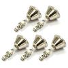 Fishing Rod Bells Spring Clip Signal Set of 5, Metal Bites Indicators Notice Accessory for Night Fishing, Shore Fishing and Rod Watch Use Daily