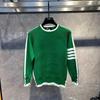 Men's Trendy Striped Slim Fit Long-Sleeve Sweater
