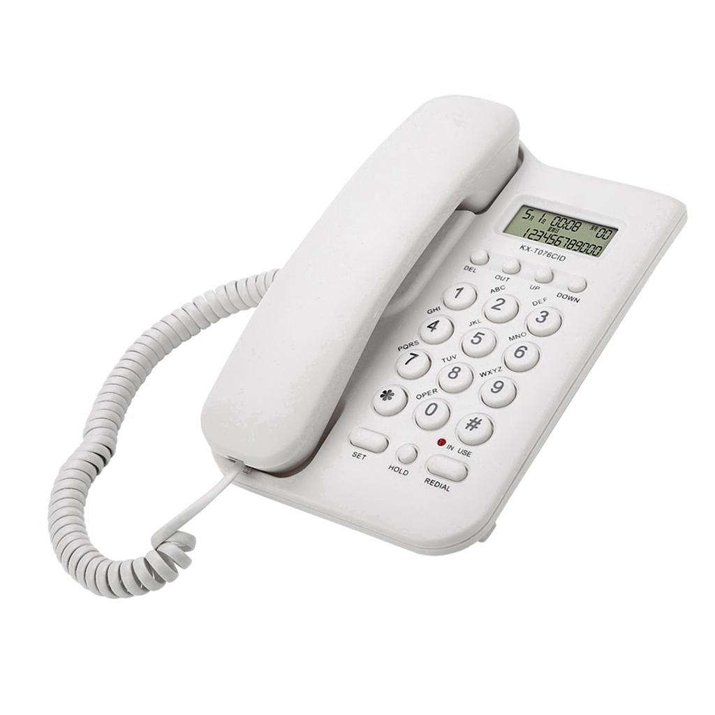 Home Hotel Wired Desktop Wall Phone Office Landline Telephone