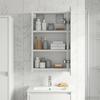 Bathroom Mirror Cabinet White 30 X 10.5 X 50 Cm Particleboard