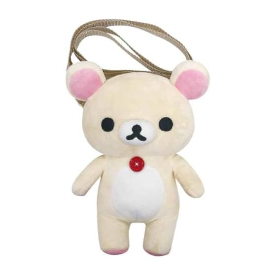 Eye Planning Rilakkuma Plush Pochette Korilakkuma Fluffy Lightweight Kids Mini Shoulder Cute Outing Bag Korilakkuma Approx. W180xH240xD110mm K5283B