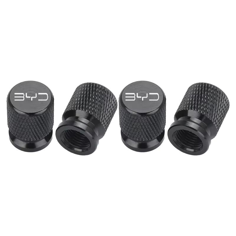 4Pcs Car Wheel Tire Valve Caps Tyre Stem Cover Airdust Waterproof for BYD