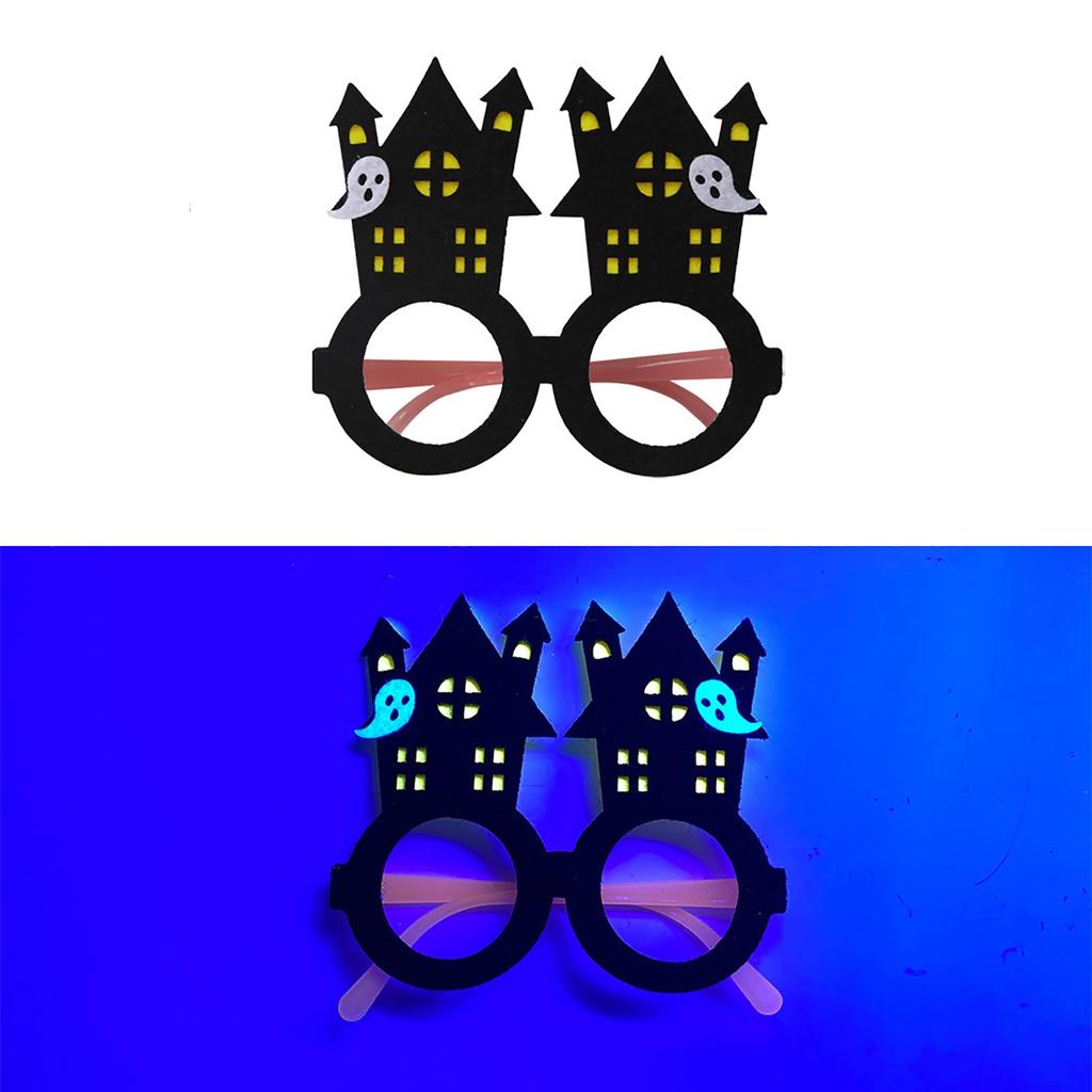 Fluorescent Halloween Glasses For Glow The Dark Spider Party Accessories Fit Lightweight For Halloween Photoshoots And Festive Celebrations