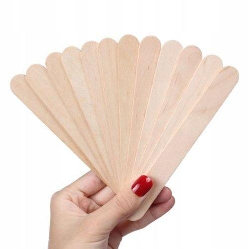 Wooden cosmetic sticks for waxing, non-sterile ENT spatulas