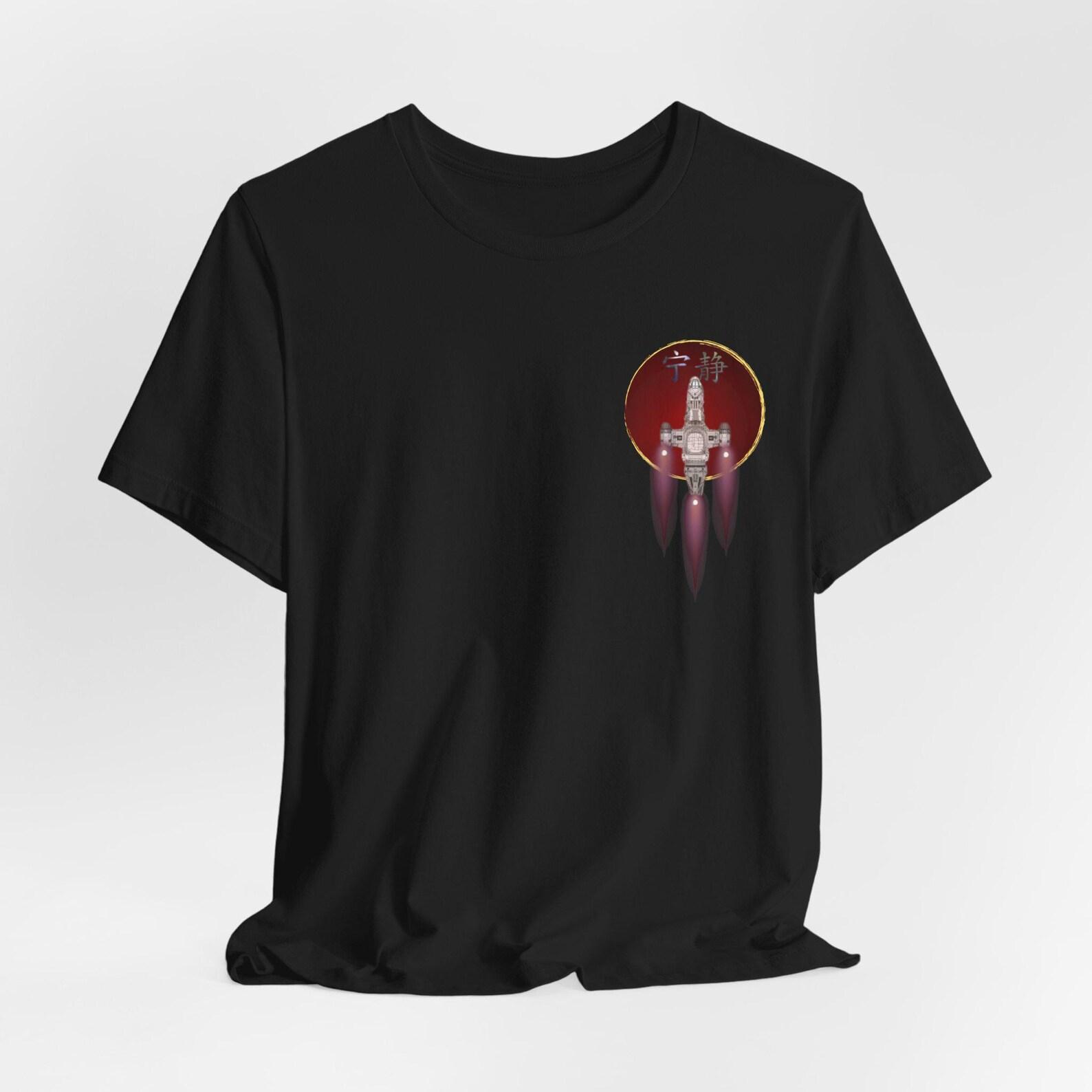 Serenity Firefly Unisex tshirt Tee Chest Vintage Sci Fi Tee-Bella and Canvas S