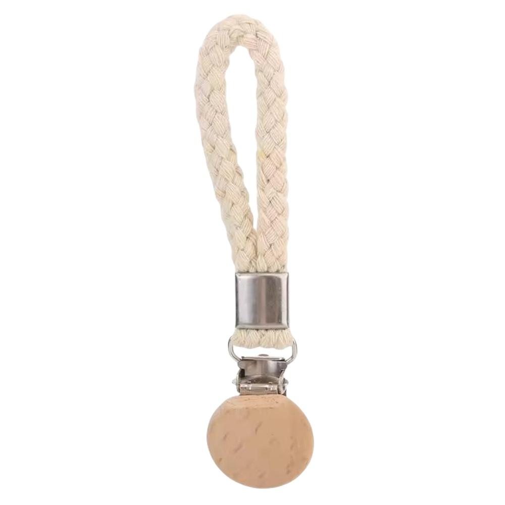 

1-8PCS Towel Hanging Clips woven Cotton rope Bathroom wood round head Metal Hanging Clips For Home Towel Clothes Storage Hook