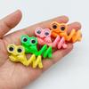 5Pcs Pencil Cap Animal Frog-shaped Portable Pencil Sleeve Kids Soft Silicone Topper Pencil Sleeve Handwriting Aid