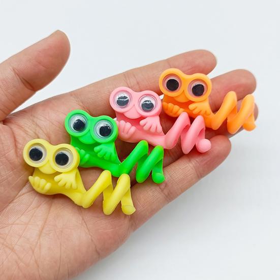 5Pcs Pencil Cap Animal Frog-shaped Portable Pencil Sleeve Kids Soft Silicone Topper Pencil Sleeve Handwriting Aid