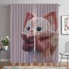 L-Linabell Blackout Curtain for Room 2 Panel Kitchen Curtains for Camera Shades Halloween Decoration Partition Living Elegant