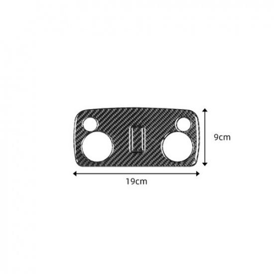 Bright Carbon Fiber Car Inner Reading Light Frame Cover For Ford Mustang 05-08