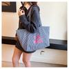 Two-sided Design Women's Shoulder Bag Canvas Material Canvas Handbag  Daily Use