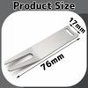Cyiiifa Golf Fork (Silver) Green Fork Golf Zinc Alloy Sparkling