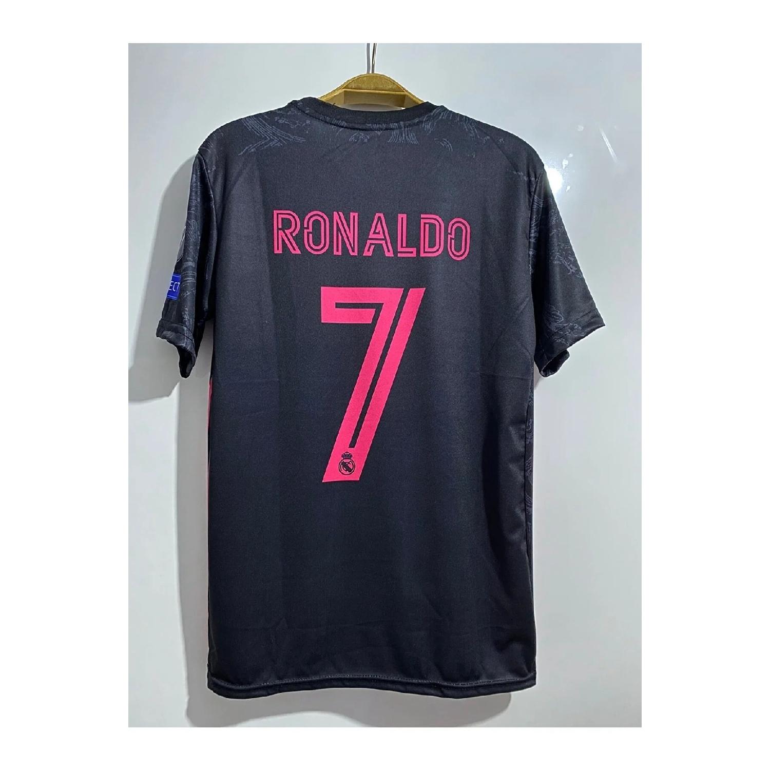

Real Madrid 2020/21 Cristiano Ronaldo Away Jersey [black]
