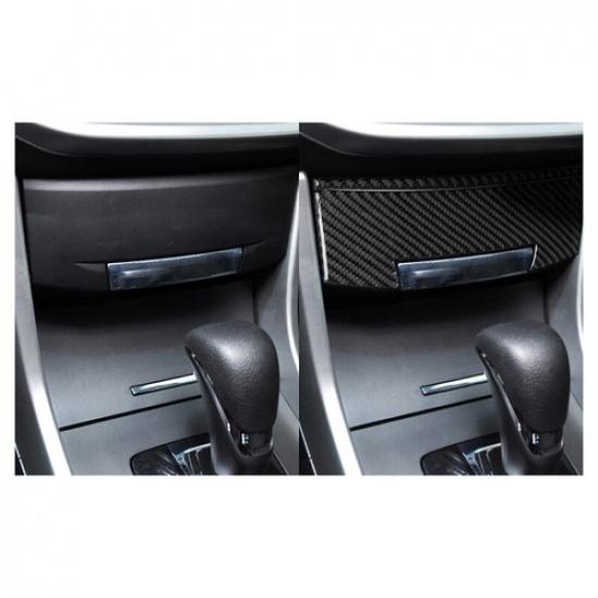 Carbon Fiber Car Console Storage Box Panel Stick Decoration For Accord 2013-2017