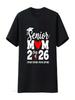 Senior Mom 2026 T Shirt Class Of Graduation Graduate S Vintage Washed Graphic Slightly Versatile Top For Everyday Wear
