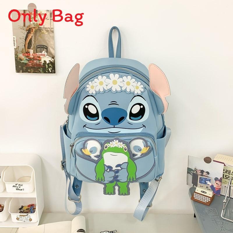 Stitch Plüschtier Tasche mit Canvas Innentasche für den täglichen Freizeitgebrauch