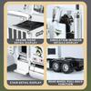 1:24 Scale Peterbilt 389 Tractor Trailer Play Toy Truck Vehicle for Kids, Lonestar Design, With Functions, Pre Built Semi, Reali