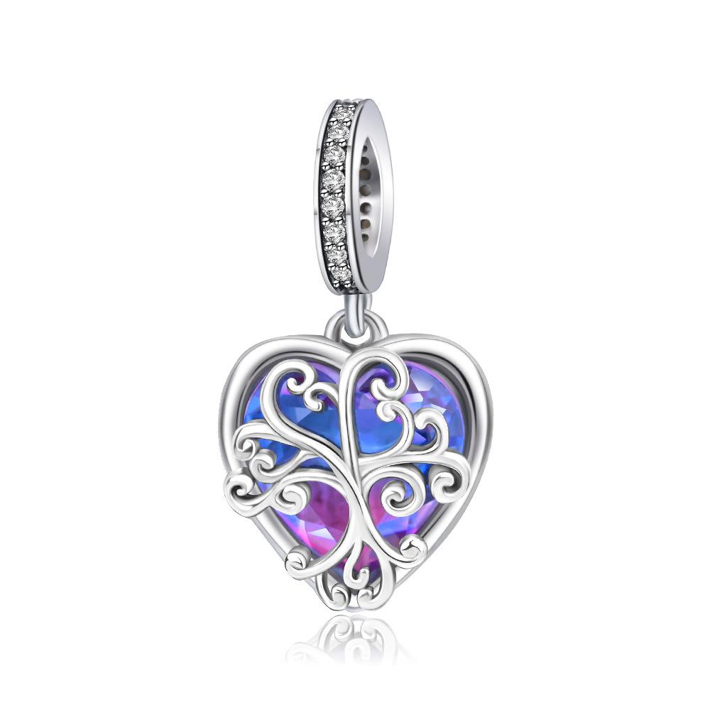 S925 Silver Insect Fashion DIY Accessories Butterfly Pendant Handmade Creative Decoration