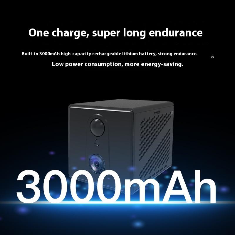 3MP Battery Low Power Consumption Surveillance Camera Indoor Wireless 4G Network Camera Plug-in Free